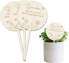 4 Stücke Blumenstecker für