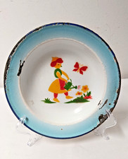 alter antiker Emaille Teller